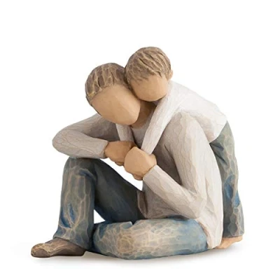 Immagine di Willow Tree 27595 Accesorio Decorativo That&#039;s My Dad, Resina, Multicolore, 17.5 x cm
