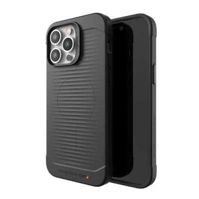 Immagine di GEAR4 ZAGG Havana Snap D30 Custodia protettiva compatibile con iPhone 14 Pro Max, sottile, antiurto, ricarica wireless, colore: Nero, 702010057