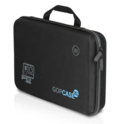 Immagine di Wicked Chili XL Borsa protettiva compatibile con DJI OSMO Action 5 Pro, 4, 3, 2,1 Case Bag per il trasporto della fotocamera DJI, custodia subacquea e accessori (scomparto cerniera)
