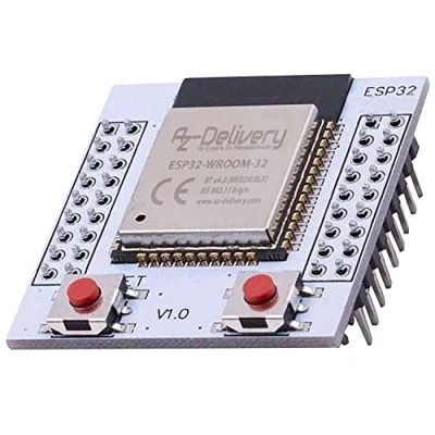 Immagine di AZDelivery ESP 32 Modulo WIFI con Piastra Adattatore gratuita compatibile Arduino E Raspberry Pi incluso un Book!