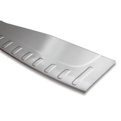 Immagine di Protezione per paraurti in acciaio inox cromato, compatibile con Renault Megane 4 Grandtour, dal 2016, qualità premium di RECAMBO