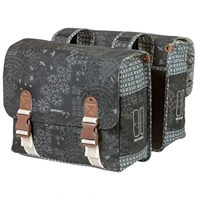 Immagine di Basil Boheme Double Bag, Borsa per Il Trasporto. Unisex Adulto, Carbone, 35L