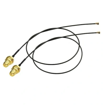 Immagine di Bingfu Antenna WiFi Montaggio U.FL IPX IPEX MHF4 a RP SMA Femmina Cavo Paratia 25cm per Intel AX200NGW 8265AC 7265AC 9560AC M.2 NGFF Interfaccia Scheda Rete Wireless Adattatore WiFi,2 pacchi