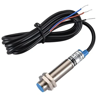 Immagine di Heschen Interruttore sensore di prossimità induttivo M12 Tipo scudo LJ12A3 2 Z/AY Rilevatore 2mm 10 30VDC 200mA PNP normalmente chiuso (NC) 3 fili