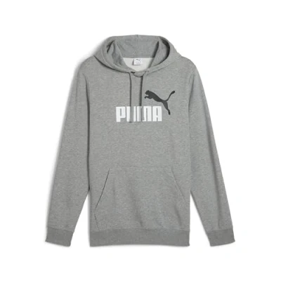 Immagine di PUMA Ess 2 Color No. 1 Logo Hoodie TR, Felpe con Cappuccio Uomo, Medium Gray Heather,