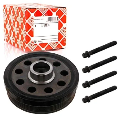 Immagine di febi BILSTEIN 33077 Puleggia albero Motore 6PK 180 5 con bulloni/viti, per motore/a gomito Plus BMW: 1 Hatchback, 3 Sedan, Touring