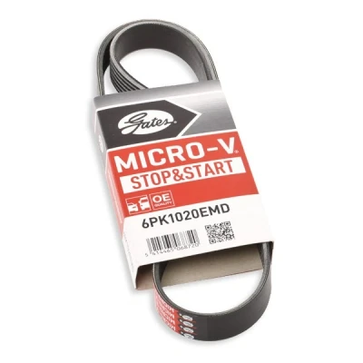 Immagine di GATES 6PK1745 Cinghia Poly V 1745 6 Poliestere, EPDM (Etilene Propilene Diene Caucciù) RoadMax Value Line FORD: Transit Connect Mk1 Van, S Max