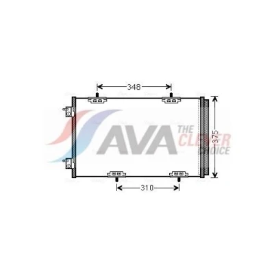 Immagine di AVA COOLING SYSTEMS CN5290D Condensatore con essiccatore Alluminio 601, 585mm R134a, R1234yf