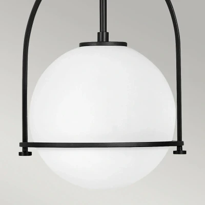 Immagine di Quintiesse Lampada a sospensione Somerset, 1 luce, nero
