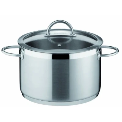 Immagine di Tescoma 779022 Vision Casseruola con Coperchio, Acciaio Inossidabile, Argento, 22 cm, 5.5 l