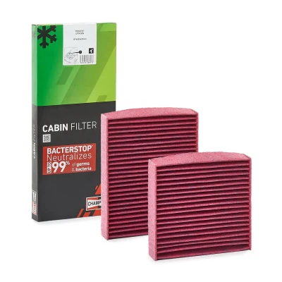 Immagine di CHAMPION CCF0120B Filtro abitacolo con effetto antibatterico 203, 151 157 30 PEUGEOT: 207 Hatchback, 2008 Station Wagon, 208 I Hatchback
