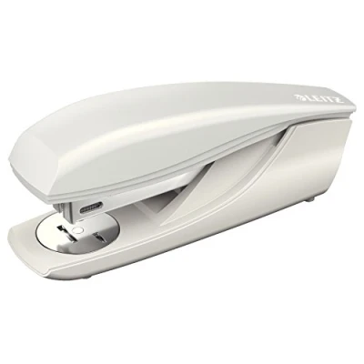 Immagine di Leitz Cucitrice da Ufficio, Capacità fino a 30 Fogli, Bianco, Design Ergonomico, Include Punti, Gamma NeXXt, Cartone, 55000085