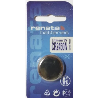 Immagine di Batteria RENATA, moneta al litio, CR2450N, 3V 540MAH by Game Points Direct