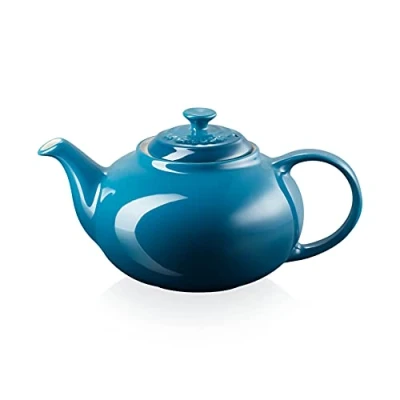 Immagine di Le Creuset Teiera Classic in Gres Vetrificato, 1.3 litri, per 3 e 4 Tazze, Deep Teal, 70702136420000