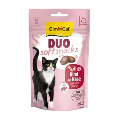 Immagine di GimCat Duo Soft Snacks con manzo formaggio 1 bustina (1 x 50 g)