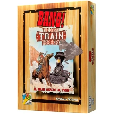 Immagine di dV Giochi Edge Entertainment Bang! Il Grande Assalto al Treno Espansione Gioco di Carte per Grandi Gruppi Amici a partire Da 8 Anni 4 7 Giocatori 40 Minuti Partita Italiano