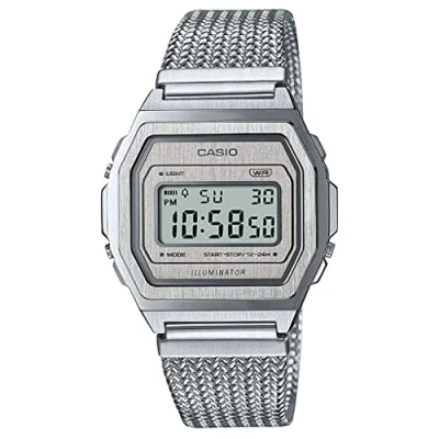 Immagine di Casio Premium Unisex Orologio digitale silvercoloured, Taglia: One Size, Silver coloured