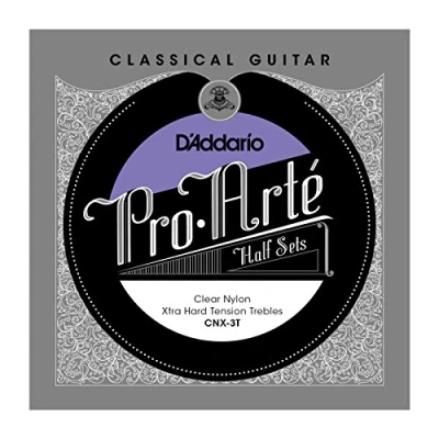 Immagine di D&#039;Addario CNX 3T Pro Arte Corde in nylon chiaro per chitarra classica, metà muta, tensione extra alta
