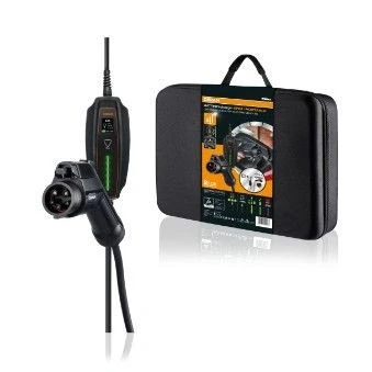 Immagine di OSRAM BATTERYcharge 5PIN PORTABLE, cavo di ricarica mobile per auto elettriche tipo 1 Schuko, compatibile con i veicoli 1, grazie alla spina Schuko IEC TR 60083 adatta presa 230V