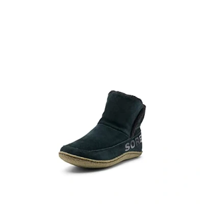 Immagine di Sorel Nakiska Bootie, pantofole Donna, Nero (Black x Sage), 41.5 EU