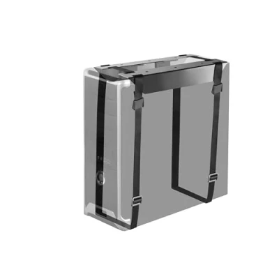 Immagine di RICOO Supporto PC Staffa TRH 11 computer Sotto scrivania Casse work station Mount desk top tower Appoggio tavolo universale per cassa CPU Nero