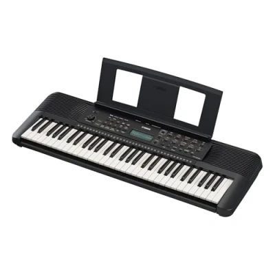 Immagine di Yamaha PSR E283 Tastiera Digitale Portatile per Principianti con 61 Tasti, 410 Suoni Strumentali, 150 Stili di Accompagnamento e 122 Brani, 2 Lezioni Online Insegnante Music School