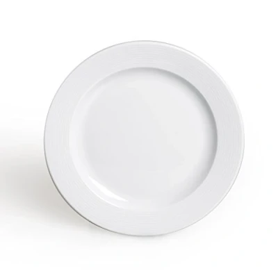 Immagine di Excelsa Wing Piatto Frutta, Porcellana, Bianco, 19x19x2.5 cm