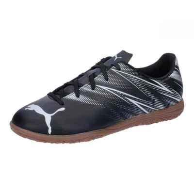 Immagine di Puma Attacanto IT JR Unisex Scarpe da calcetto per bambini, Taglia: 32.5, Black/silver mist Sintetico