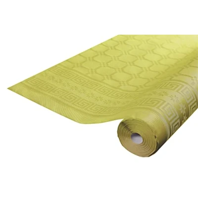 Immagine di Pro Nappe Cod. R482535I Tovaglia a rotolo in Carta damascata 1,18 x 25 Mt 83 coperti dal motivo universale, offre eleganza e sobrietà Colore verde kiwi