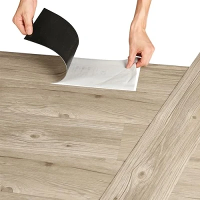 Immagine di NEU.HOLZ Piastrelle/Listoni in PVC Adesivi (7 listoni = 0,975 m²) Pavimento Vinilico Fai da Te Pavimentazione Autoadesiva Rivestimento per Spazi Interni Effetto Quercia Italiana