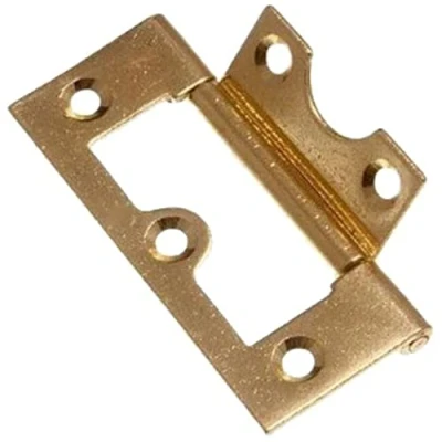 Immagine di Bulk Hardware BH01742 Cerniera con Apertura a Filo senza Mortasa, 75 mm, Bianco, Set di 2