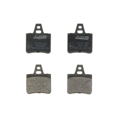 Immagine di ABE C2C001ABE Kit pastiglie freno Assale posteriore Non predisposto per contatto segnalazione usura CITROËN: XM II Hatchback, I Hatchback