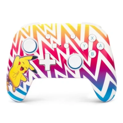 Immagine di Controller senza fili avanzato PowerA per Nintendo Switch Pikachu Vivace