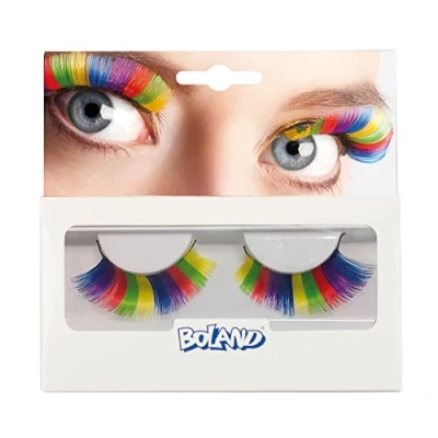 Immagine di Boland ciglia autoadesive di base, 1 paio, artificiali, facili da applicare, look occhi, festa in maschera, carnevale