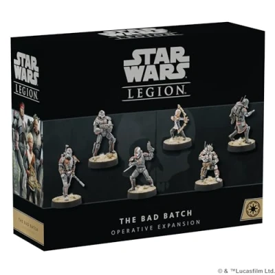 Immagine di Atomic Mass Games Star Wars: Legion Bad Batch Expansion Pacchetto di miniature Clone Force 99, gioco strategia da tavolo per bambini e adulti, dai 14 anni in su, 2 giocatori, 3 ore