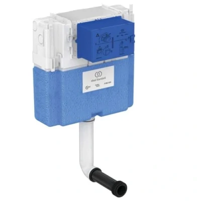 Immagine di Ideal Standard Prosys 80, Cassetta di risciacquo ad incasso per wc a terra, scarico water, R014767, Azzurro, Neutro
