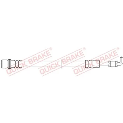 Immagine di QUICK BRAKE 50.091 Tubi Freno 255mm con filettatura interna TOYOTA: Corolla VIII Compact