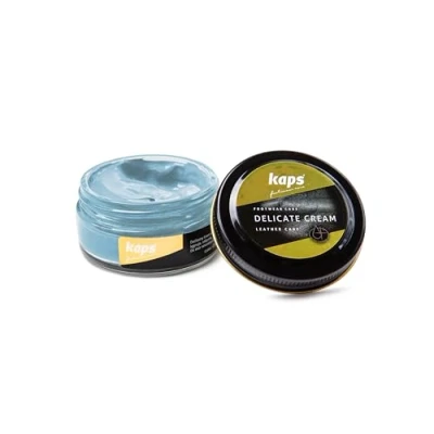 Immagine di Kaps Crema per la Cura delle Scarpe, Intensiva e Nutrimento Pelle, Delicate, 70 Colori (121 Cielo Blu)