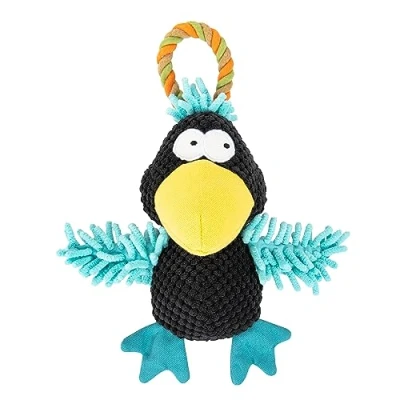 Immagine di EDUPET 06003AA Giocattolo per cani Uccello, in peluche con corda, squittio