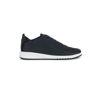 Immagine di Geox U Aerantis Sneakers basse, Uomo, Taglia: 41, Navy black Pelle e tessuto
