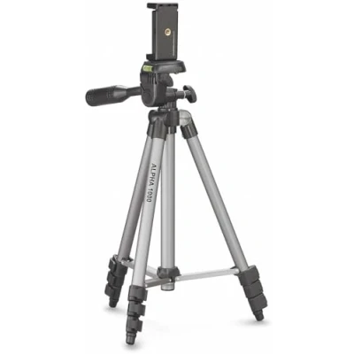 Immagine di Cullmann Ministativo Altezza operativa=106 cm (max) Argento, Nero Livella a bolla