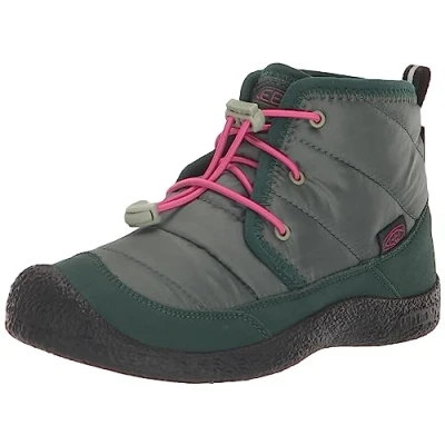 Immagine di KEEN Howser 2 Chukka Waterproof, Stivali Unisex Bambini e ragazzi, Dark Forest/Fuchsia Purple, 34 EU