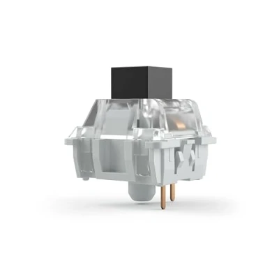 Immagine di Glorious Gaming 120 switch Kailh per tastiera meccanica (neri) Lineari e lisci, forza di attuazione 45 gf, resistenti ad acqua polvere, a 3 pin, compatib. con SMD LED, involucro Black