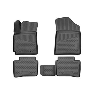 Immagine di Element tappetini in gomma 3D premium su misura adatti per HYUNDAI i10, Mk 3 (III), 2019 &gt;, Hatchback 5 porte, 4 pezzi.
