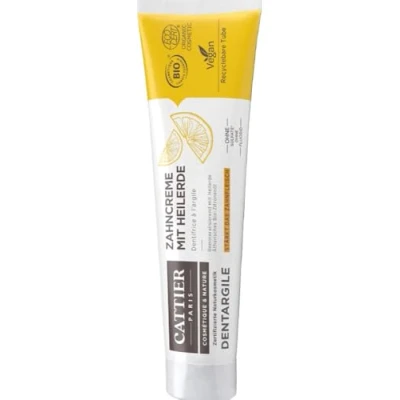 Immagine di Cattier Dentifricio con terriccio al limone, confezione da 1 (1 x 75 ml)