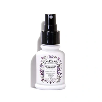 Immagine di Poo Pourri, Before You Go Toilet Spray, Paraben Free, Alcohol Free and Non Aerosol, Lavender Vanilla Scent, 1.4oz/41ml