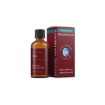 Immagine di Mystic Moments Olio di fragranze Cola 100 ml perfetto per saponi, candele, bombe da bagno, bruciatori olio, diffusori e articoli la cura della pelle dei capelli