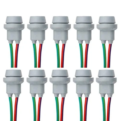 Immagine di L&amp;P B553 10 pezzi T10 W5W W2,1X9,5D portalampada in gomma per lampadine a incandescenza
