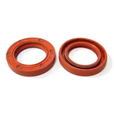 Immagine di ELRING 546.968 Paraolio Albero Motore MVQ ( Silicone Caucciù)
