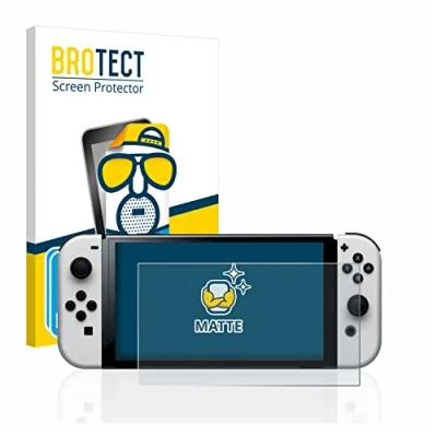 Immagine di brotect Pellicola Protettiva Opaca per Nintendo Switch OLED Modell Anti Riflesso (2 Pezzi)